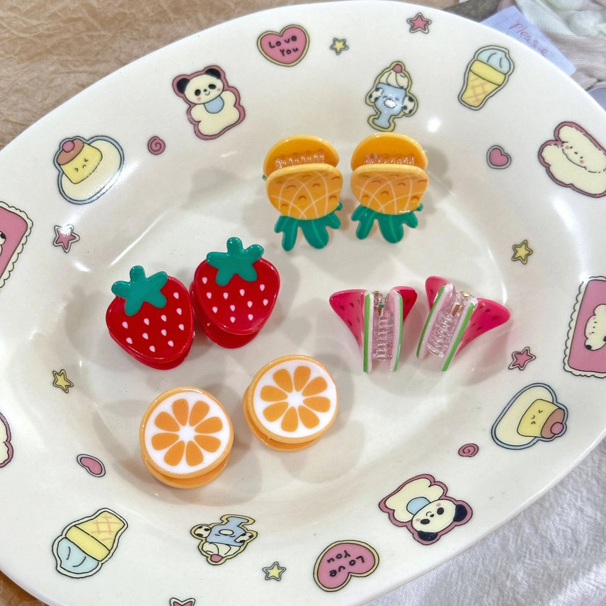 Haarspangen - Früchte