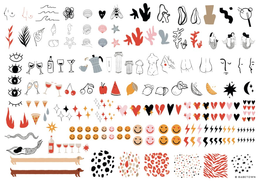 Nailart Sticker "Signature Collection"