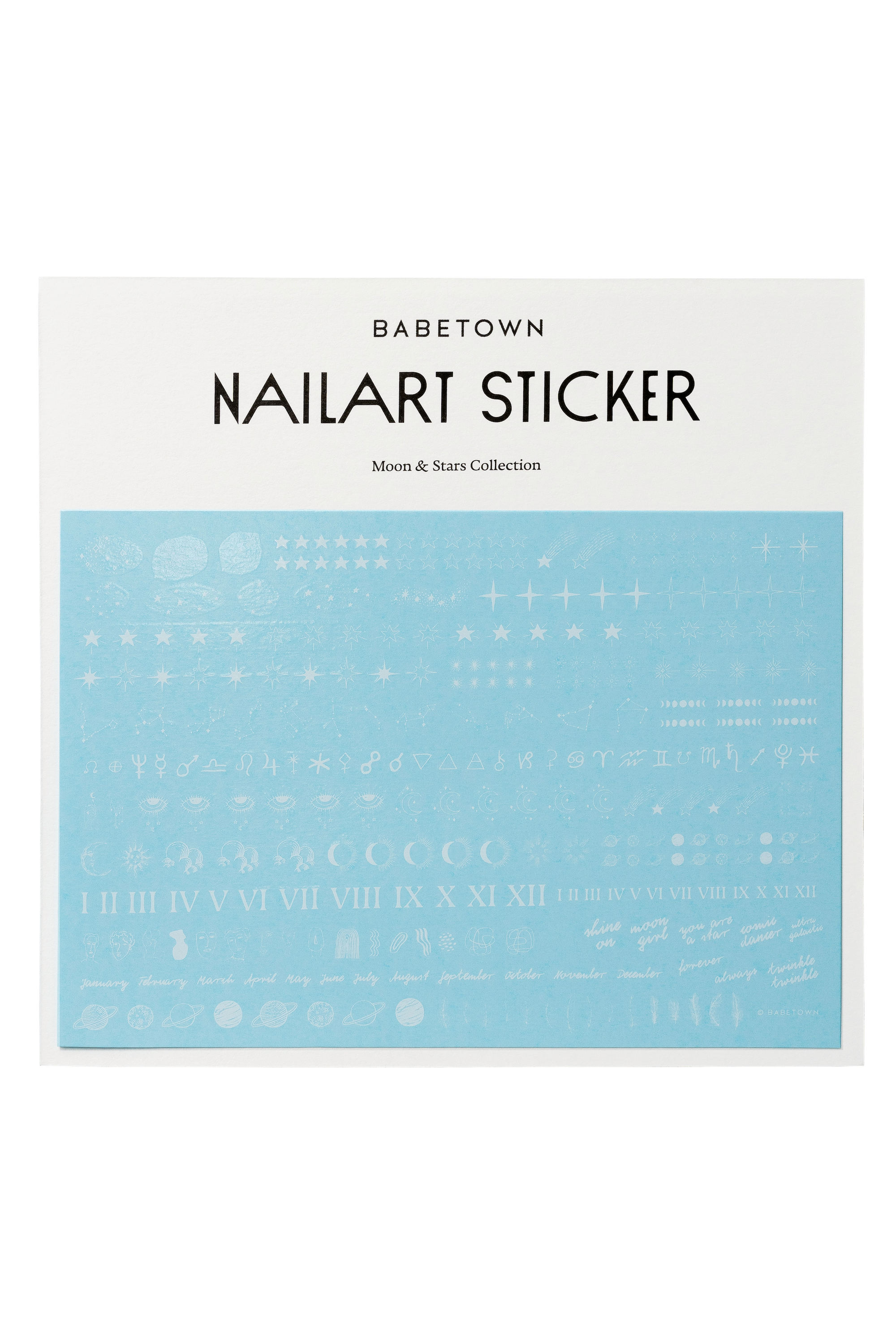 Nailart Sticker "Moon and Stars Collection"