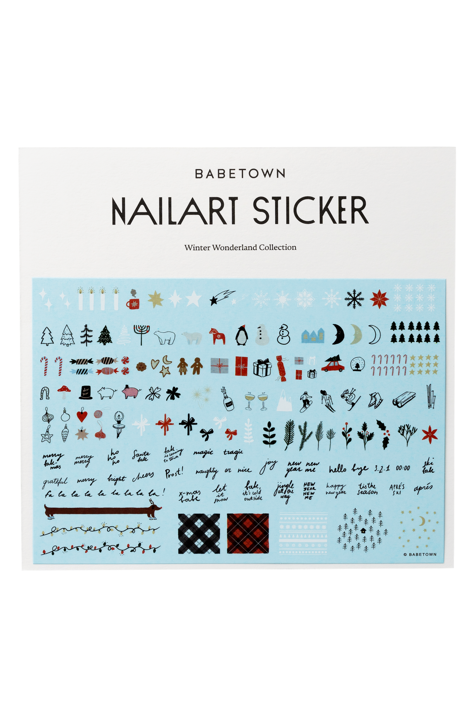 Nailart Sticker "Winter Wonderland Collection"