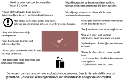 Wollschuh-Kerze Beige