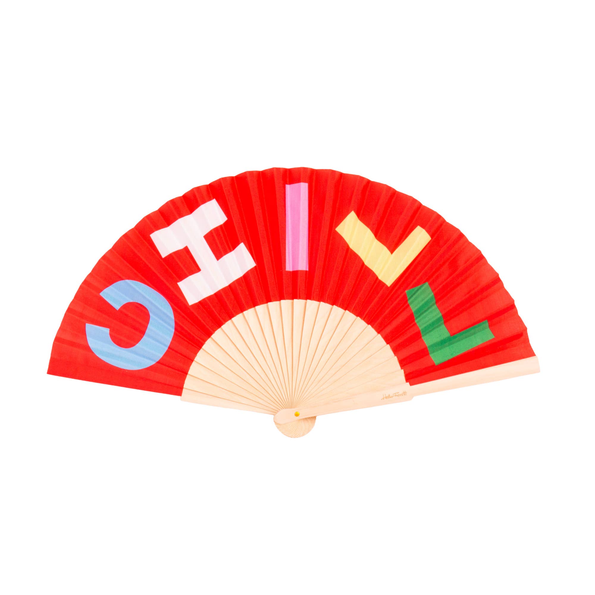 Red Fan Just Chill
