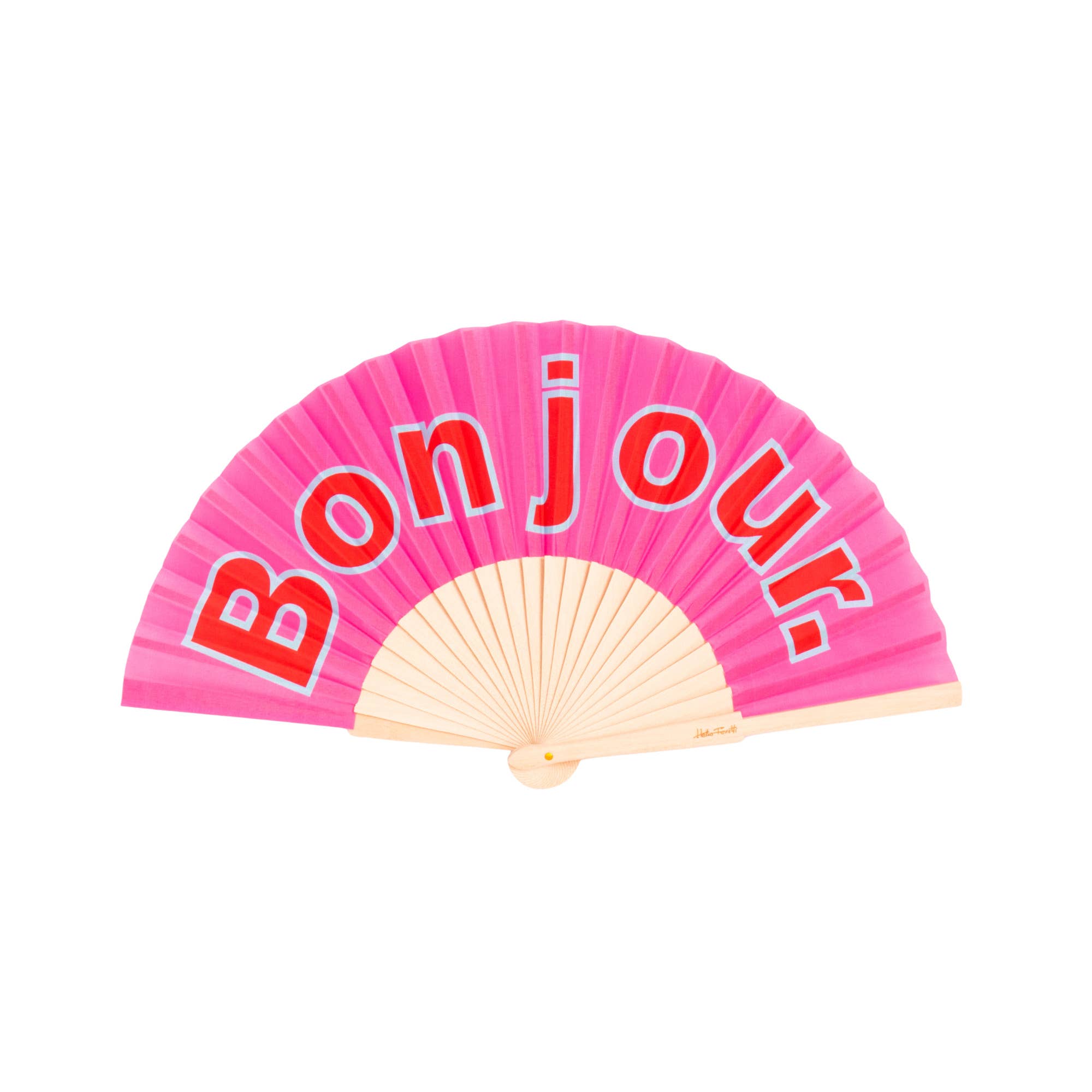 Pink Fan Bonjour