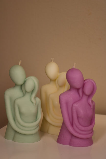 Handgegossene Kerzen