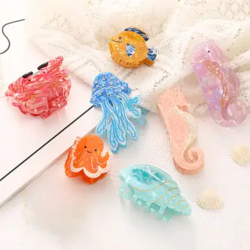 Haarspangen - Unterwasserwelt