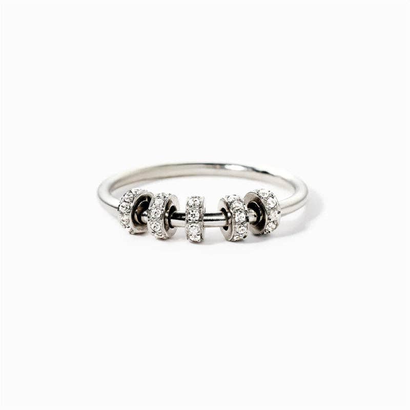 Anxiety Ring Regenbogen-Perlen